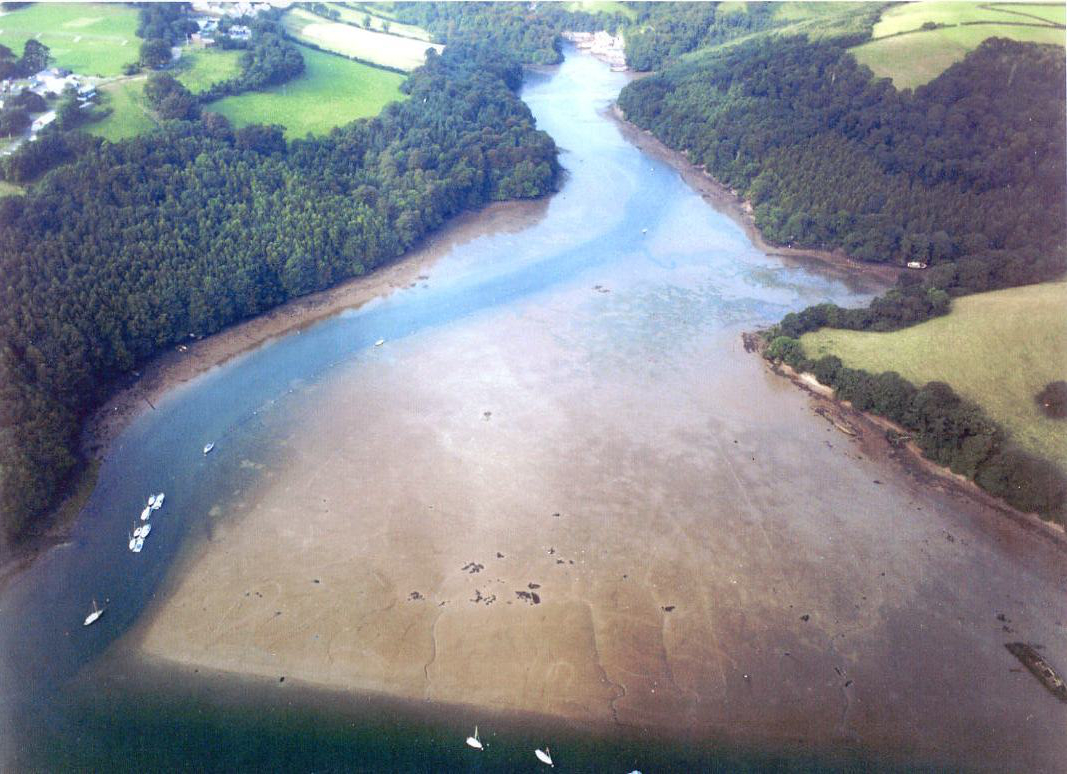 Aerial View low tide